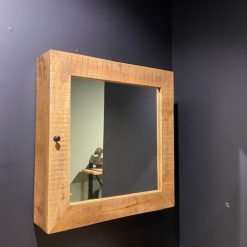 spiegelkast van mangohout 80cm
